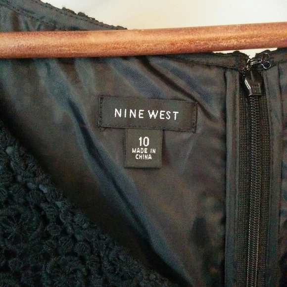 Nine West Black Dress, Size 10 - Picture 3 of 10